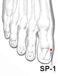 Location of SP-1 (Yinbai)